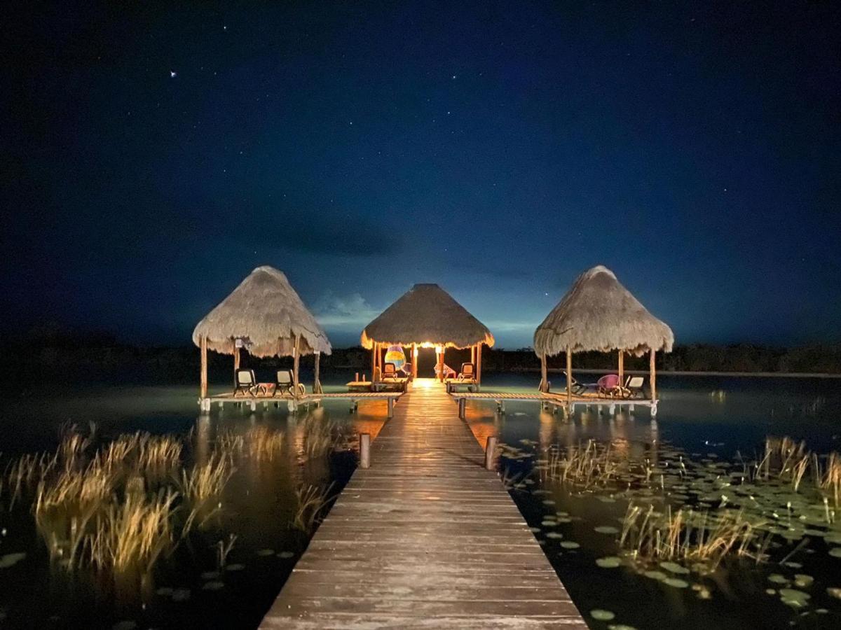 Casa Shiva Bacalar By Mij Bed & Breakfast エクステリア 写真