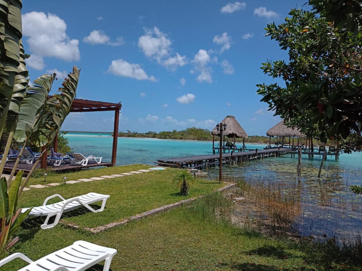 Casa Shiva Bacalar By Mij Bed & Breakfast エクステリア 写真
