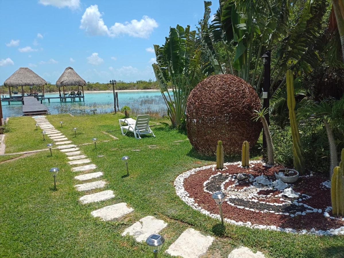 Casa Shiva Bacalar By Mij Bed & Breakfast エクステリア 写真