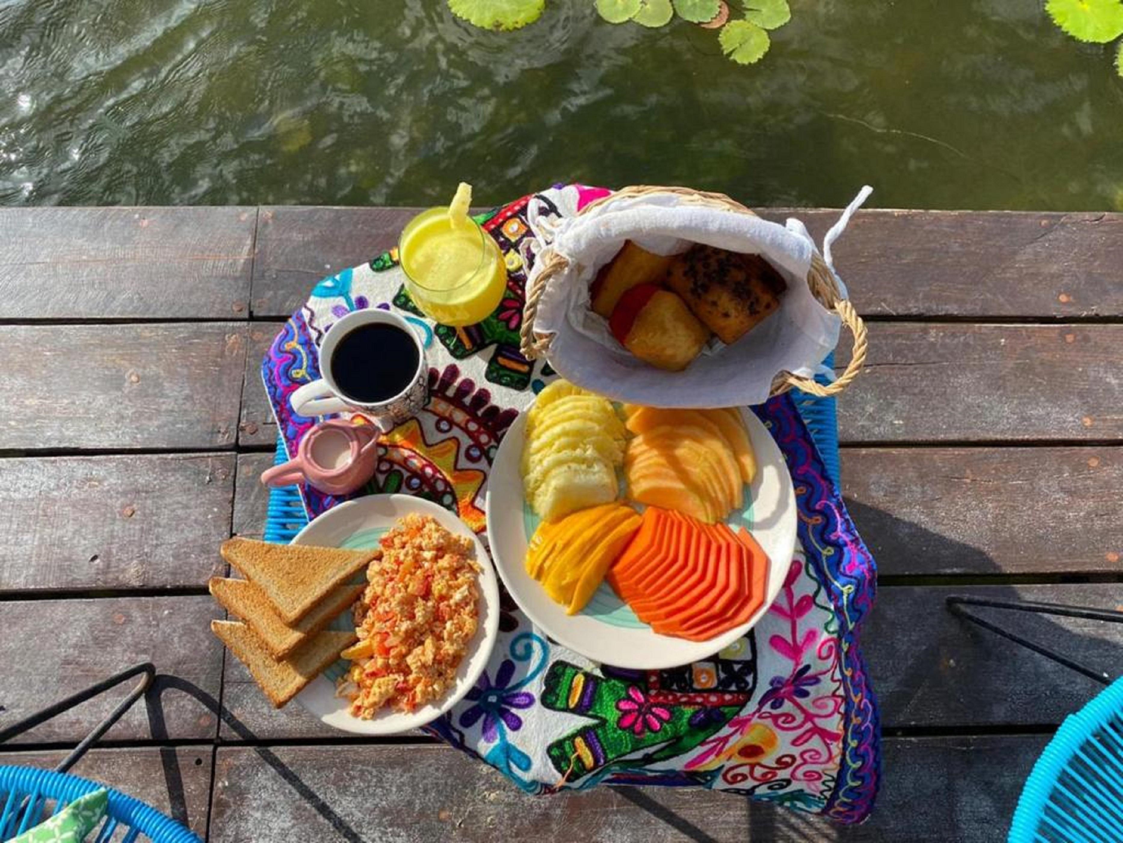 Casa Shiva Bacalar By Mij Bed & Breakfast エクステリア 写真
