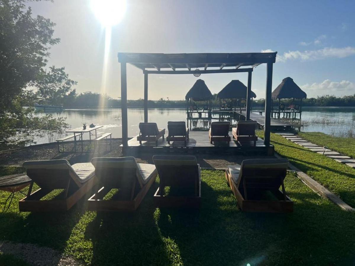 Casa Shiva Bacalar By Mij Bed & Breakfast エクステリア 写真