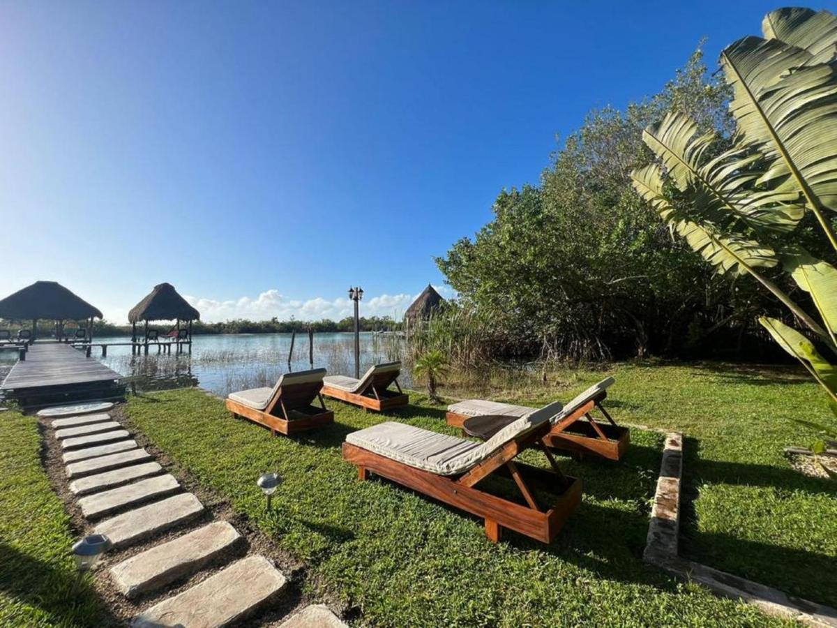 Casa Shiva Bacalar By Mij Bed & Breakfast エクステリア 写真
