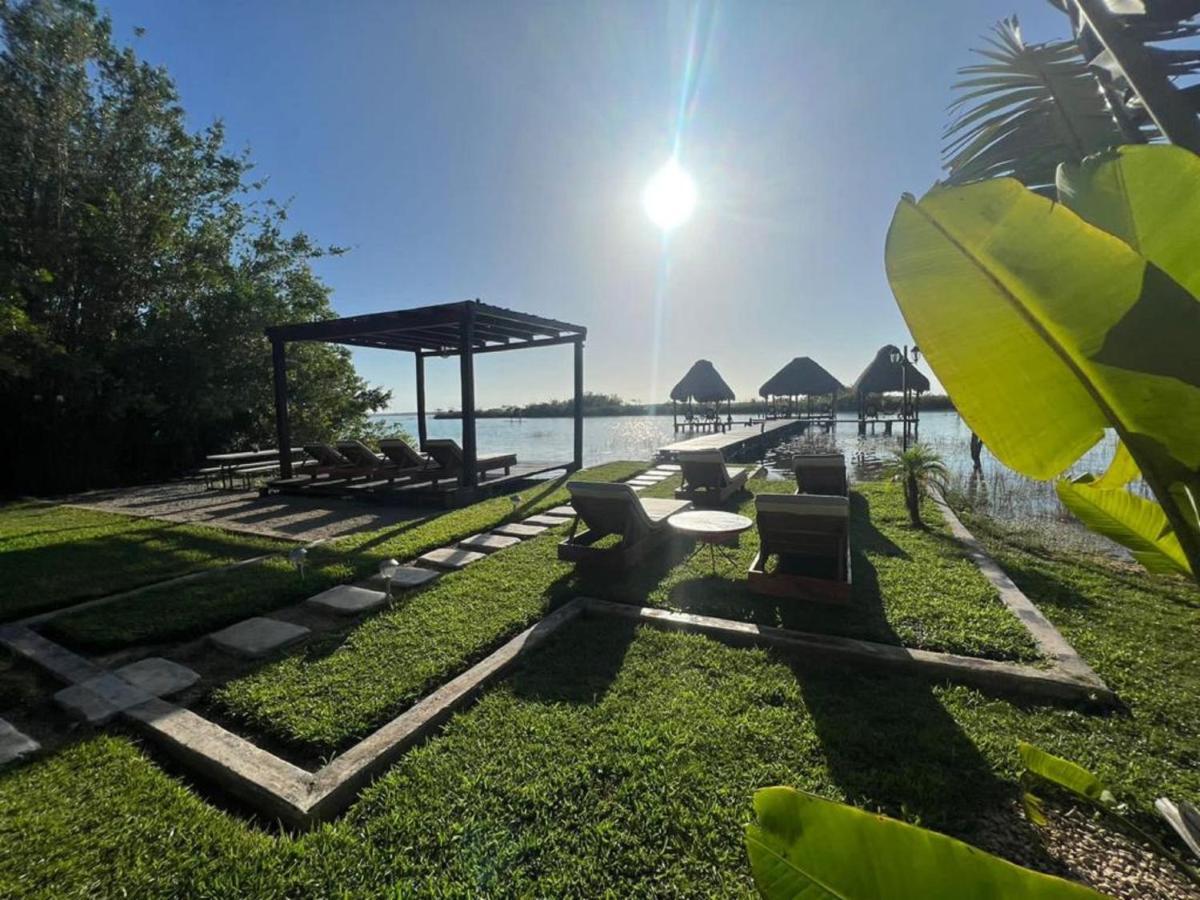 Casa Shiva Bacalar By Mij Bed & Breakfast エクステリア 写真