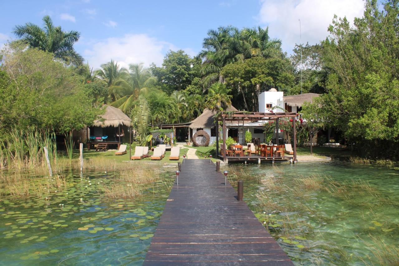 Casa Shiva Bacalar By Mij Bed & Breakfast エクステリア 写真